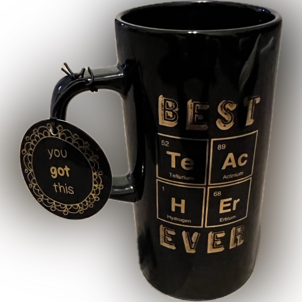 💥New Home Essentials Mug Best Ever TE Ac H ER Teacher Gift School 15 Oz Science